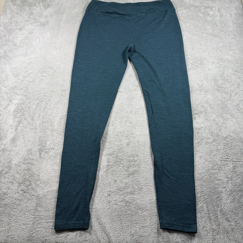 Smartwool Merino 250 Leggings Women XL Blue Base Layer Thermal Pants